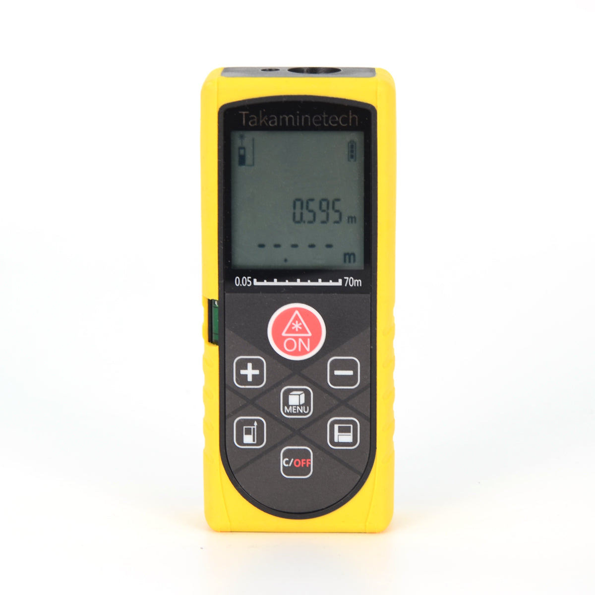 Laser Measure, TakamineTech 165 Feet Digital Laser Distance Meter with 2 Bubble Levels,M/in/Ft Unit Switching Backlit LCD and Pythagorean Mode, Measure Distance, Area and Volume (165 Feet)---CH165