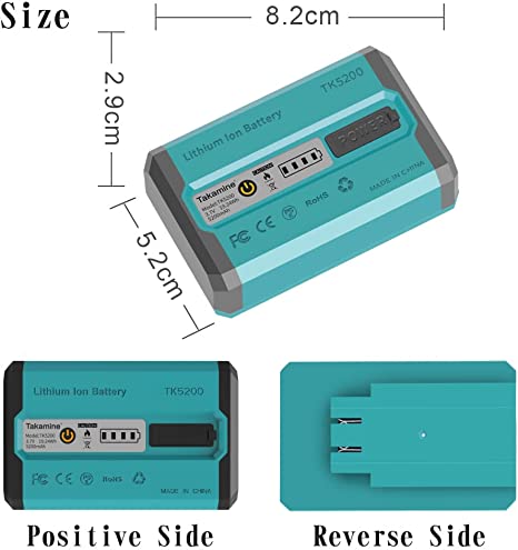 Lithium Battery TK5200 for Takamine GM120S/GM160/GM120 Laser Level