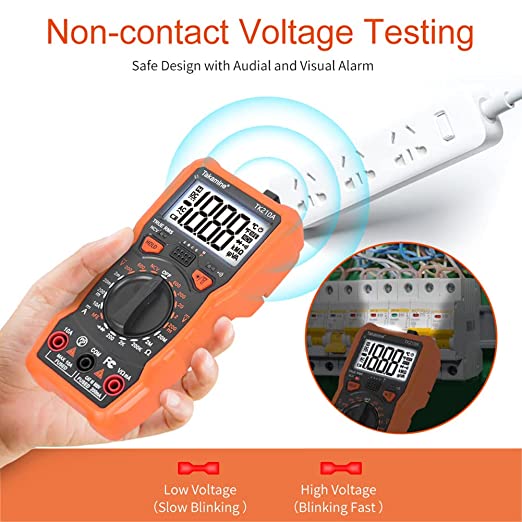 Takamine Digital Multimeter with Ohm Tester and Volt Amp Test Meter