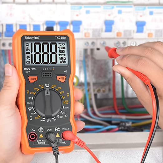 Takamine Digital Multimeter with Ohm Tester and Volt Amp Test Meter