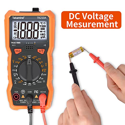 Takamine Digital Multimeter with Ohm Tester and Volt Amp Test Meter